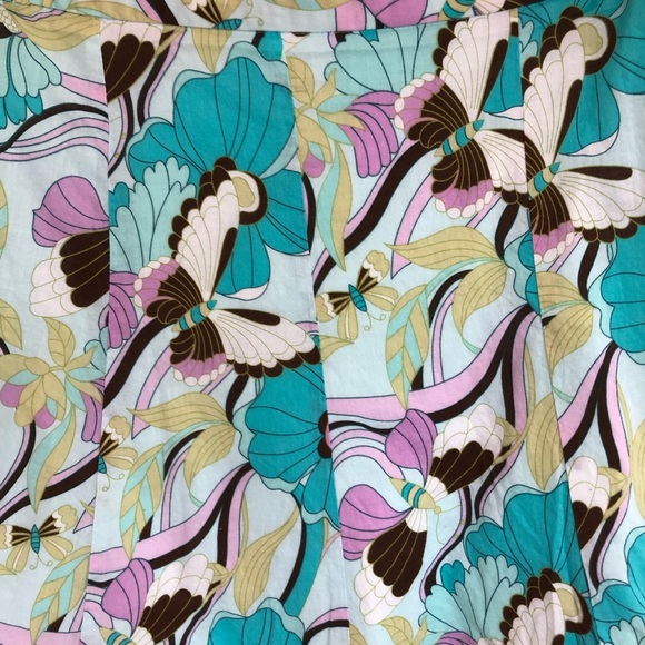 Floral Print knee length skirt size 5 - Picture 3 of 7